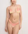Good American Always Fits Ombre Triangle Bikini Top Always Fits Ombre Bikini Bottom In Pink