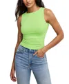 Good American Super Stretch Tank Top In Lime
