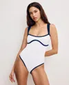 Good American Women's Compression Sweetheart One-piece Swimsuit In White