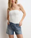 Good American Crystal Embellished Scuba Bodysuit