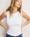 Good American Women's Corset Tank Top In White