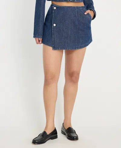 Good American Denim Skort In Blue
