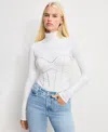 Good American Women's Dolly Joleans Crystal Corset Bodysuit Thong, Regular & Plus Size In White