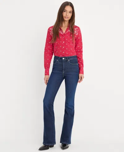 Good American Women's Dolly Joleans Flare Jeans In Blue