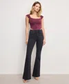 Good American Women's Dolly Joleans Flare Jeans In Black