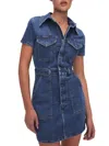 Good American Fit For Success Sleeveless Mini Dress In Indigo In Indigo