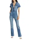 Good American Denim Bootcut Jumpsuit
