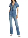Good American Denim Bootcut Jumpsuit