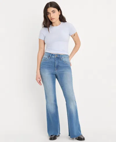 Good American Women's Flared Ankle Jeans In Blue