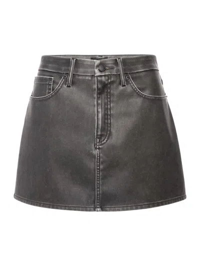 Good American Women's Good 90s Faux-leather Miniskirt In Black