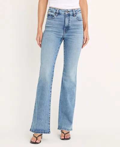 Good American Women's Good Classic Bootcut Jeans In Purple