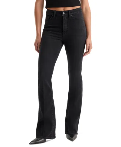 Good American Women's Good Classic High-waisted Bootcut Jeans In Brown