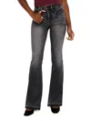 Good American Women's Good Flare Released Hem Jeans In Black