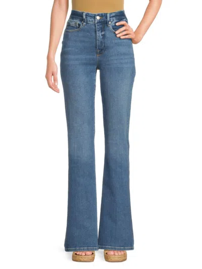Good American Women's Good Legs Bootcut Jeans In Blue