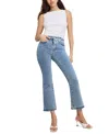 Good American Women's Good Legs Cropped Mini Boot Jeans In B670