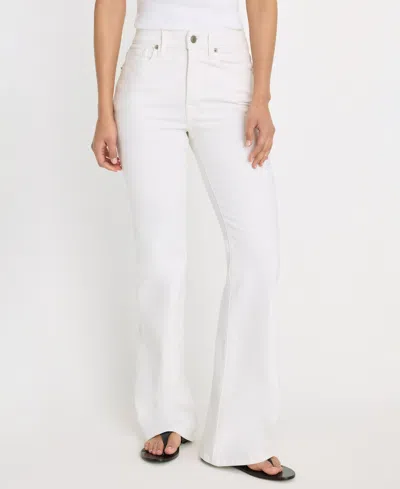 Good American Women's Good Legs Flare Jeans In White