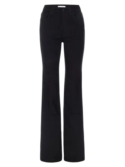 Good American Women's Good Legs Flare Never Fades Jeans In Black