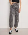 Good American Women's Good Relaxed Baggy High-rise Jeans, Regular And Plus In Animal Print