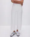 Good American Women's Good Waist Cropped Palazzo Jeans In White001