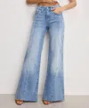 Good American Good Waist High Waist Palazzo Jeans In Blue