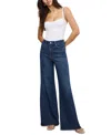 Good American Women's Soft-tech Good Waist Palazzo Jeans In Indigo