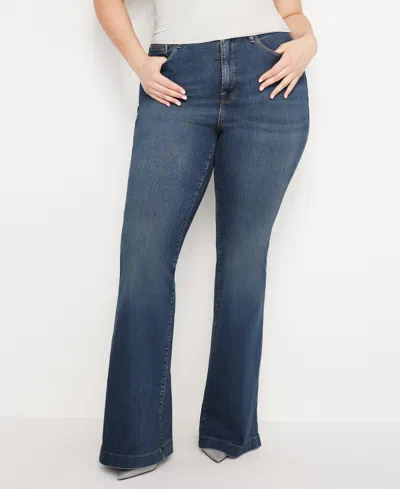 Good American Women's Good Legs Flare Jeans In Blue