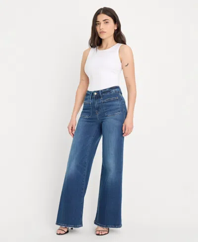 Good American Women's High Rise Palazzo Jeans In Blue