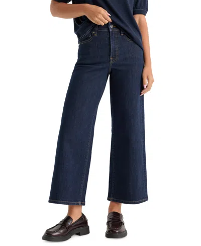 Good American Women's High-rise Palazzo Crop Jeans In Action