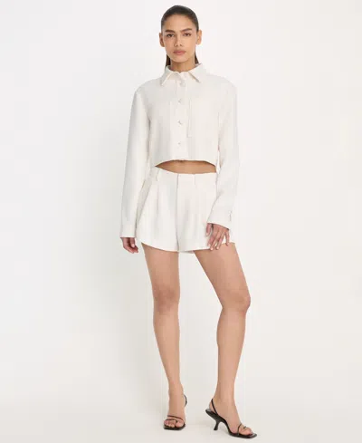 Good American Women's High-rise Shorts In White