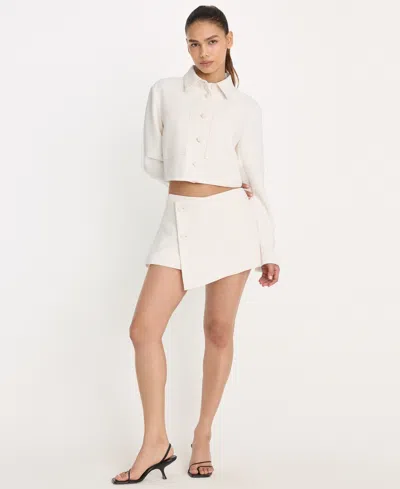 Good American Women's High-rise Skort In White