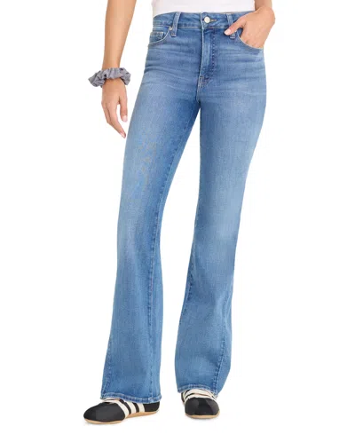 Good American Women's High-rise Slim Bootcut Jeans In Soft Tech Good Classic Bootcut Jeans