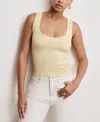 GOOD AMERICAN WOMEN'S MICRO-RIB TANK TOP