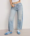 Good American Women's Mid Rise Barrel Jeans In Blue