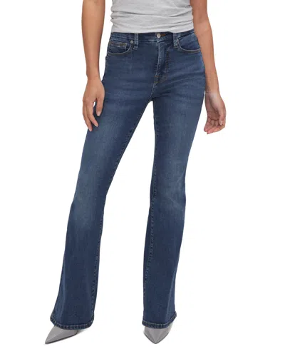 Good American Women's Mid-rise Flare Jeans, Regular & Plus Size In Blue