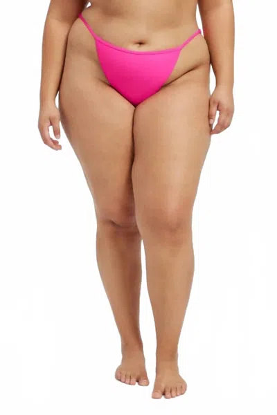 Good American Women's Perfect Fit Bikini Bottom In Knock Out Pink