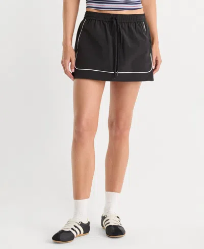 Good American Women's Pull-on Mini Skirt In Black