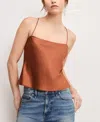 Good American Satin Camisole In Copper004