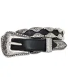 GOOD AMERICAN WOMEN'S SKINNY FAUX-LEATHER WESTERN BELT