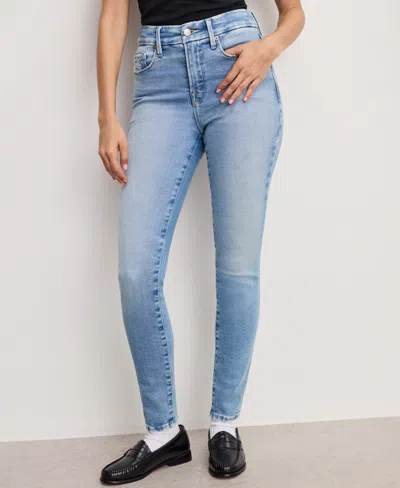 Good American Women's Soft Tech Good Legs Skinny Jeans In Blue