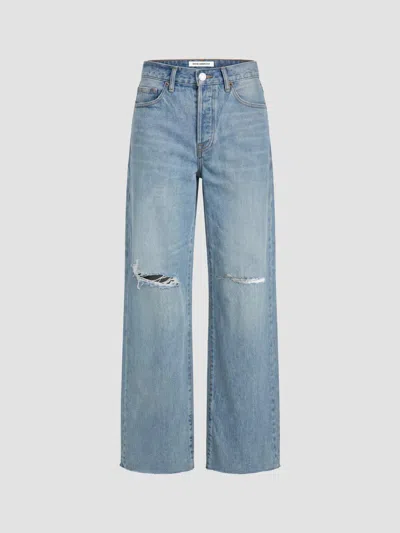 Good American Women's Vintage Low Slung Baggy Jeans In Blue