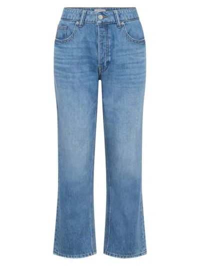 Good American Women's Weightless Boyfriend Crop Jeans In Blue
