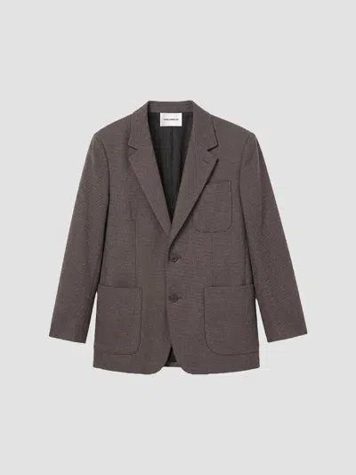 Good American Women's Wool-blend Oversized Blazer In Brown