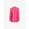 Good American High Shine Compression Sculpted Blazer In Ballerina Pink004