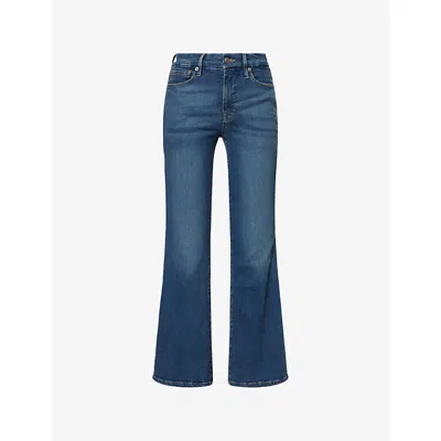 Good American Soft-tech Good Classic Bootcut Jeans In Blue