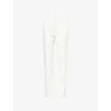Good American Womens Good Icon Straight-leg Stretch-woven Jeans Cloud White001 In Cloud White001
