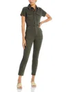 GOOD AMERICAN WOMENS COLLARED FLAP POCKETS JUMPSUIT