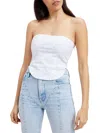 GOOD AMERICAN WOMENS EMBELLISHED CORSET STRAPLESS TOP