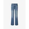 Good American Womens  Good Classic Bootcut Stretch-denim Blend Jeans In Blue