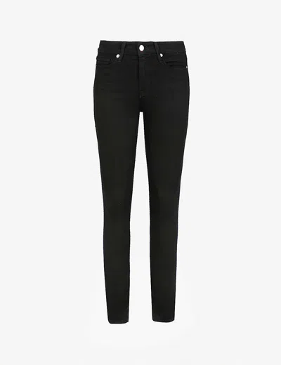 Good American Womens Black Good Legs High-rise Skinny Jeans