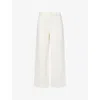 Good American Womens Good Standard Baggy Denim Jeans Cloud White001 In White